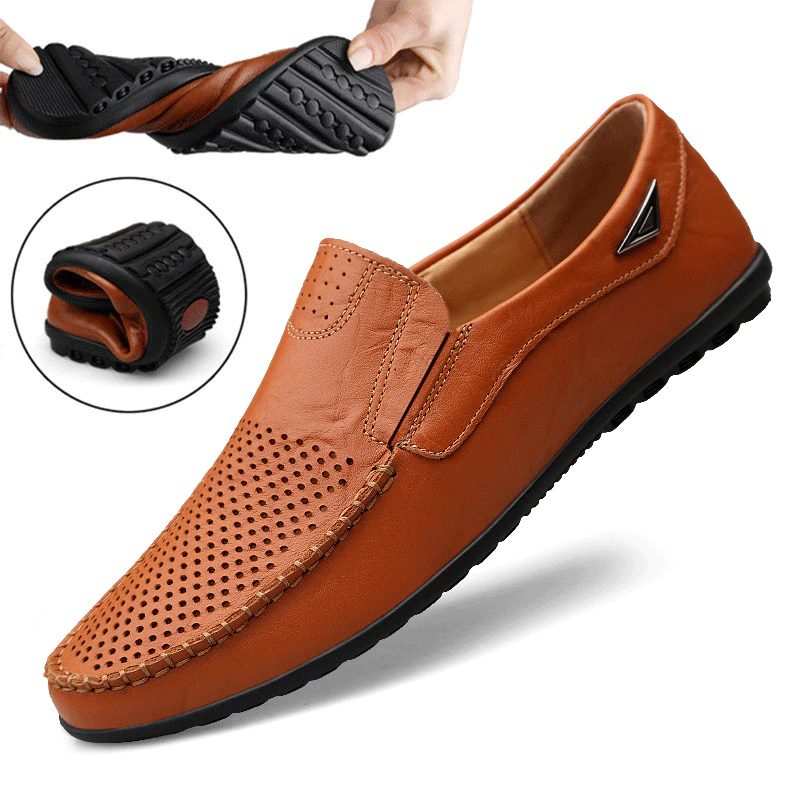 Alessandro Loafers Dress Sko Til Mænd - Orange