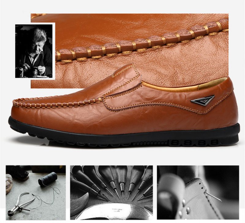 Alessandro Loafers Dress Sko Til Mænd - Orange