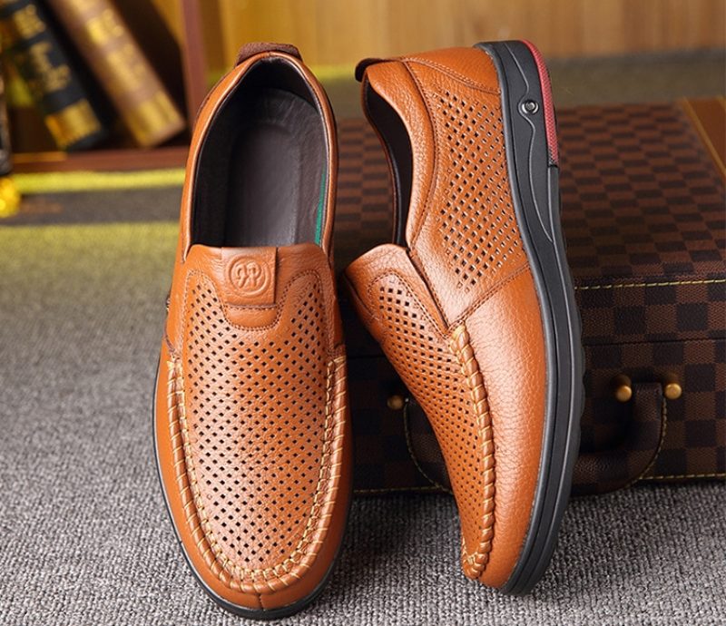 Alevin Loafers Dress Sko Til Mænd - Sort