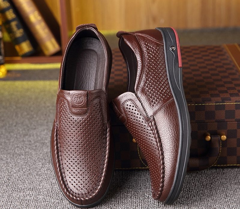 Alevin Loafers Dress Sko Til Mænd - Sort