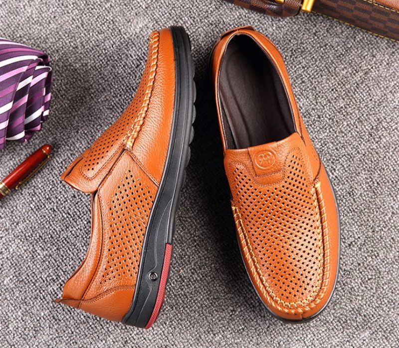 Alevin Loafers Dress Sko Til Mænd - Sort