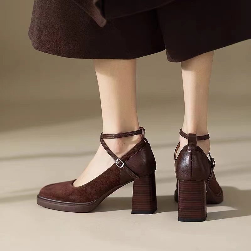 Alex Ankelstropper Til Kvinder Fashion Platform Pumps - Brun