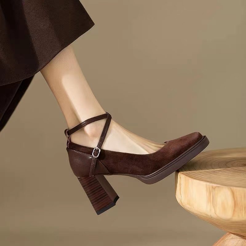 Alex Ankelstropper Til Kvinder Fashion Platform Pumps - Brun