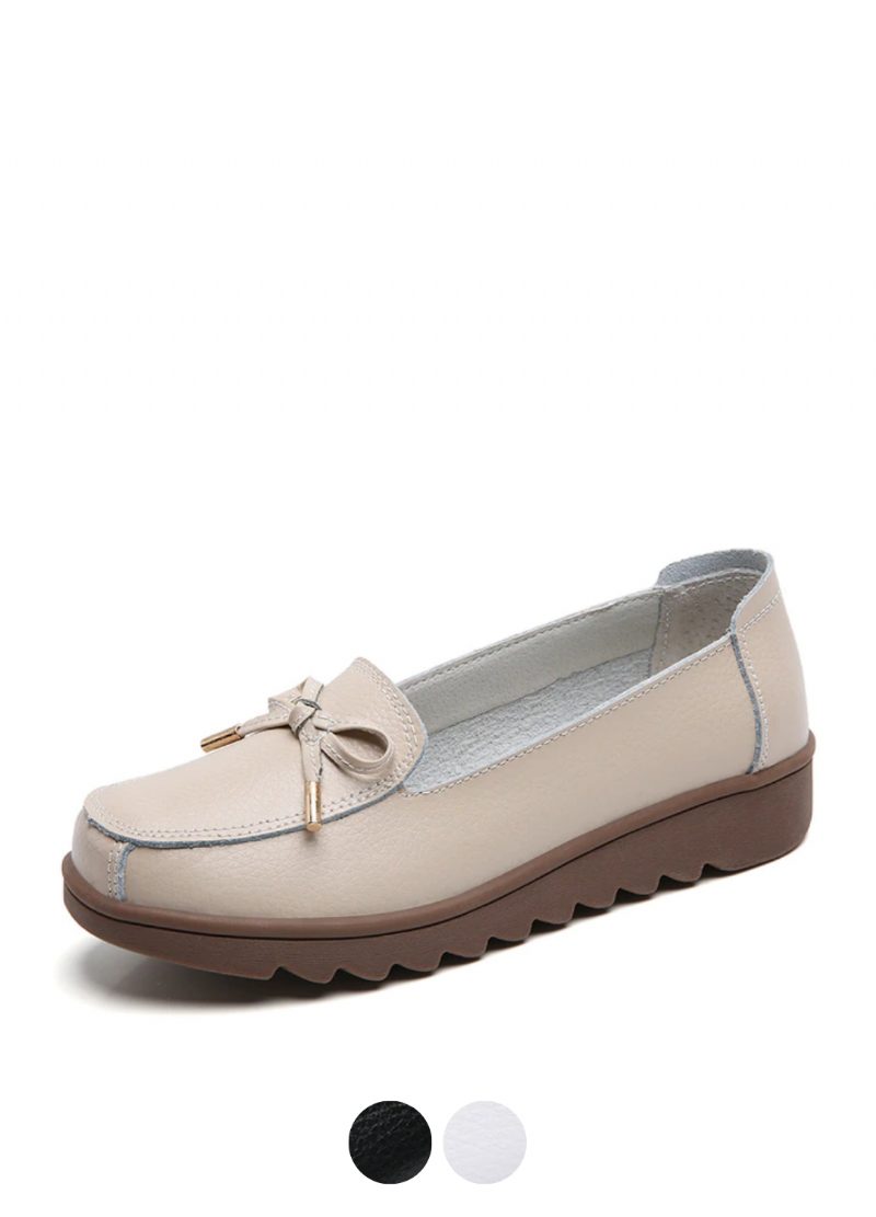 Alfonsina Slip-on Platform Loafer Sko I Læder Til Kvinder