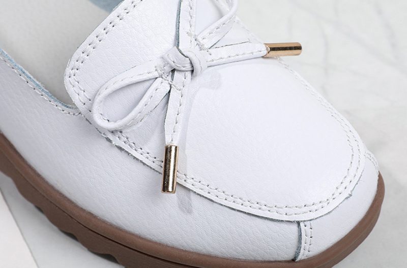 Alfonsina Slip-on Platform Loafer Sko I Læder Til Kvinder - Beige
