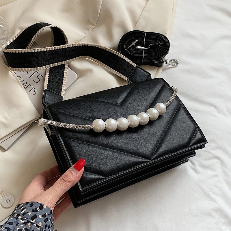 Ali Small Crossbody-håndtaske Til Kvinder - Sort