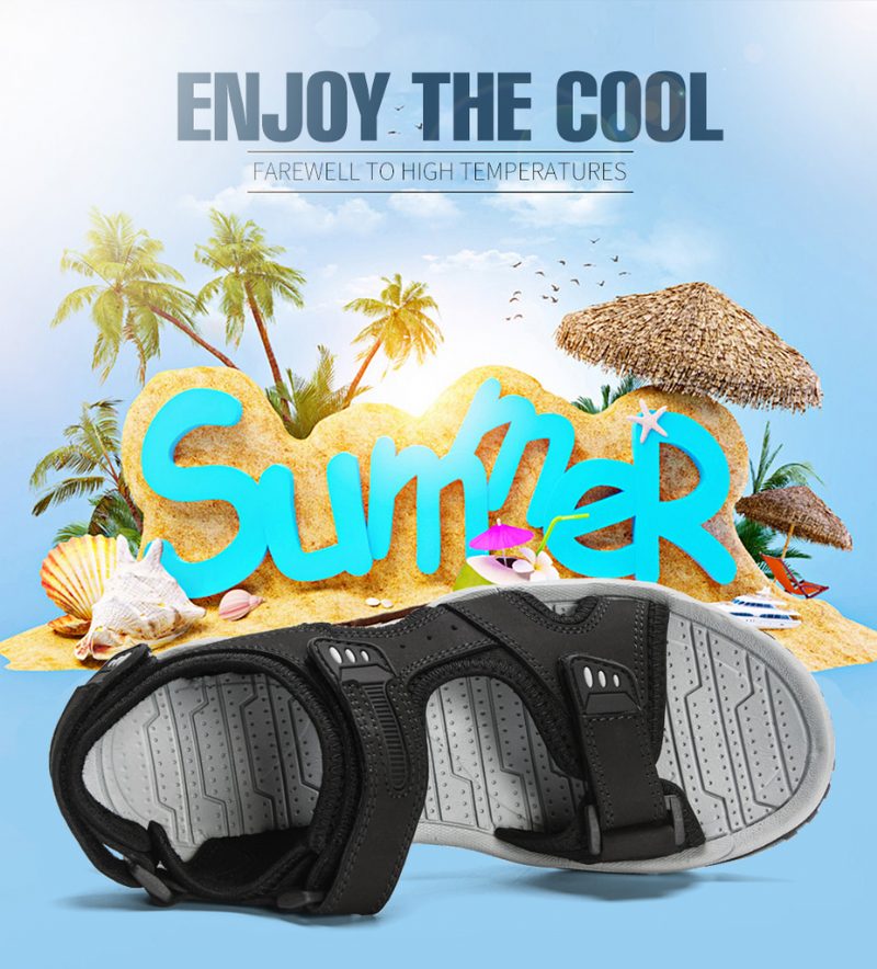 Alicard Mode Sandal Til Mænd - Sort