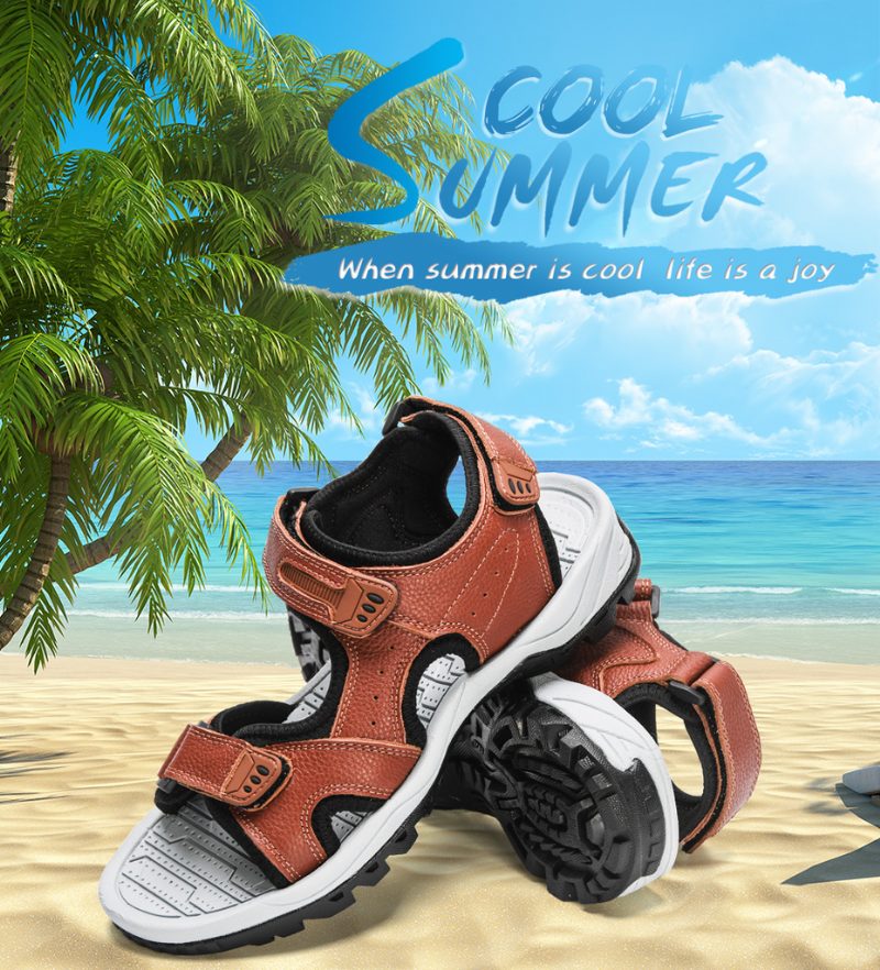 Alicard Mode Sandal Til Mænd - Sort