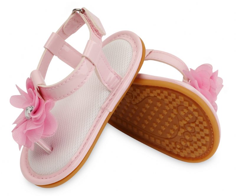 Alicia Babypigers Afslappede Sandal - Bordeauxrød