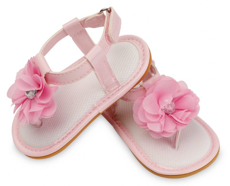 Alicia Babypigers Afslappede Sandal - Bordeauxrød