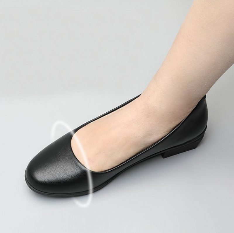 Alicia Dame Work Pumps Sko - Hæl Flad