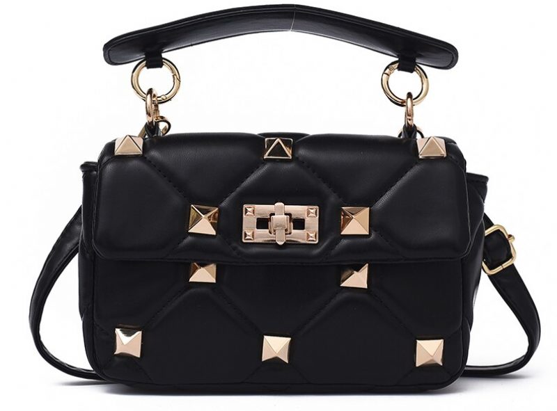 Alix Crossbody-håndtaske I Imiteret Læder Til Kvinder - Sort