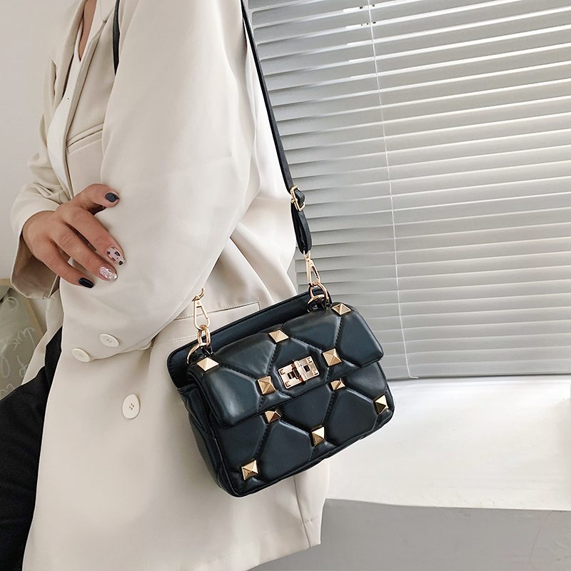 Alix Crossbody-håndtaske I Imiteret Læder Til Kvinder - Sort
