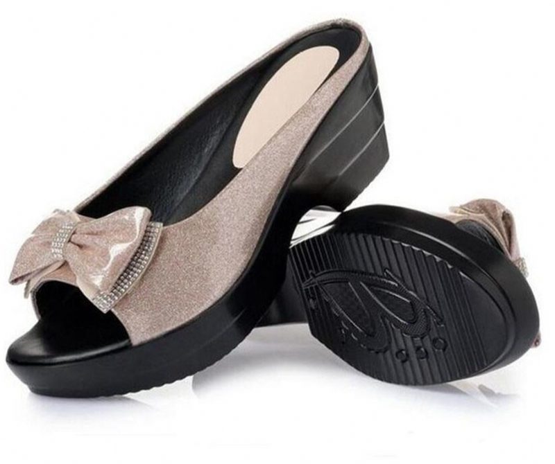 Alix Kvinders Sommer Platform Mules - Sort