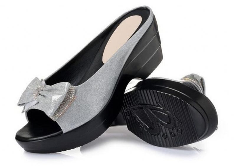 Alix Kvinders Sommer Platform Mules - Sort
