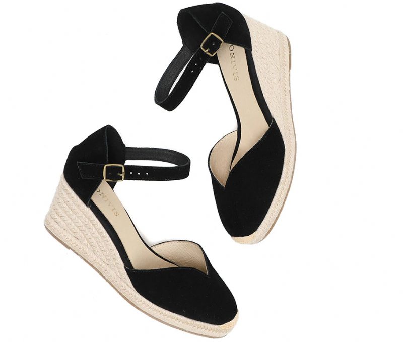 Aliza Wedges-sko Til Kvinder - 9CM V Sort