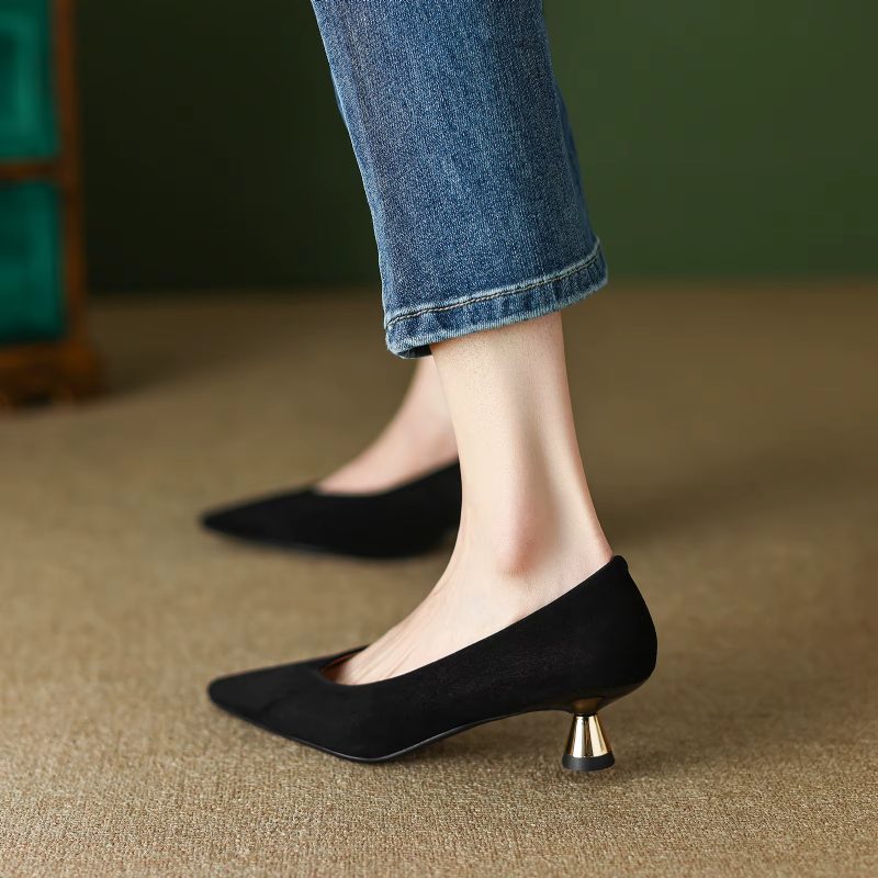Alle Kvinders Spidse Elegante Pumps - Dyreagtig Print