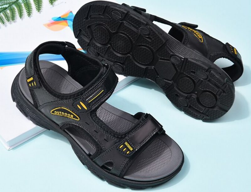 Alli Udendørs Sandal Til Mænd - Sort