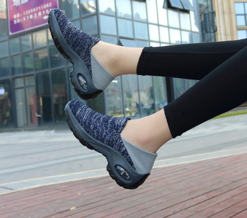 Alodi Sneaker Slip-on Sorte Sko Til Kvinder - Sort