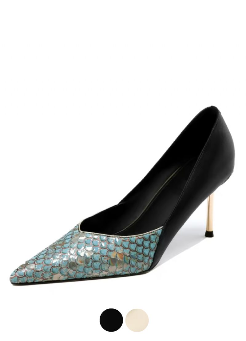 Alondra Læder Pointed Dress Pumps