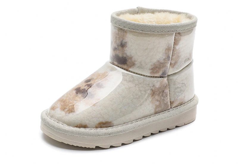 Alondra-pigers Snestøvle - Beige pels