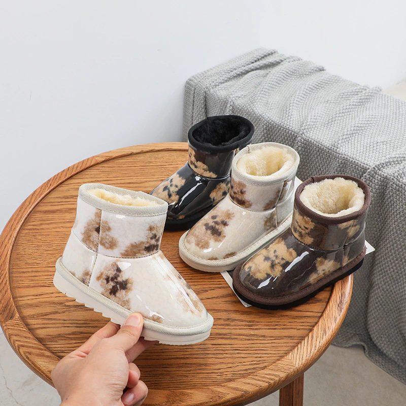Alondra-pigers Snestøvle - Beige pels
