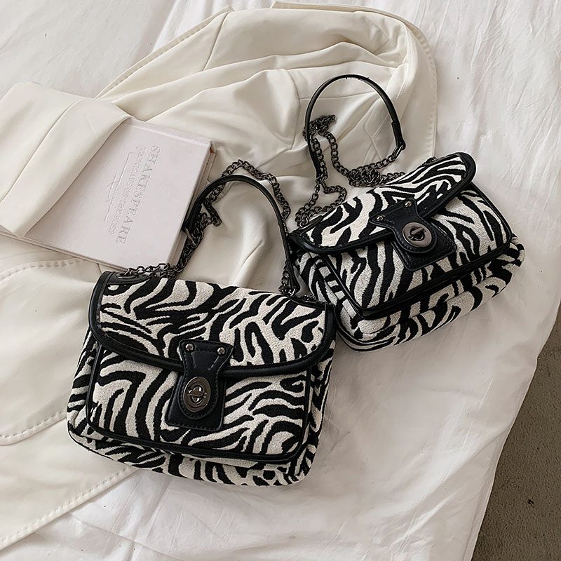 Alora Crossbody-taske Til Kvinder Med Kæde - Stor Sort