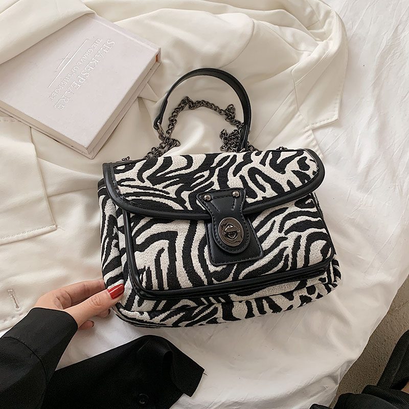 Alora Crossbody-taske Til Kvinder Med Kæde - Stor Sort