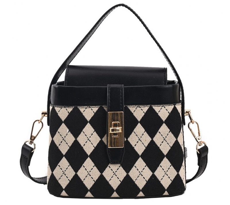 Alpe Mini Læder Crossbody Håndtaske Til Kvinder - Sort