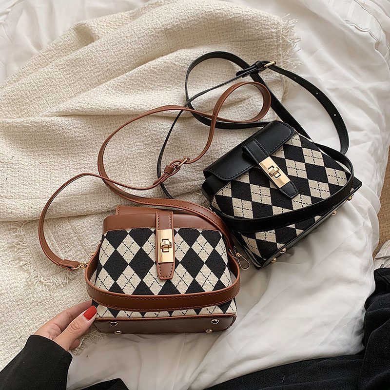 Alpe Mini Læder Crossbody Håndtaske Til Kvinder - Sort