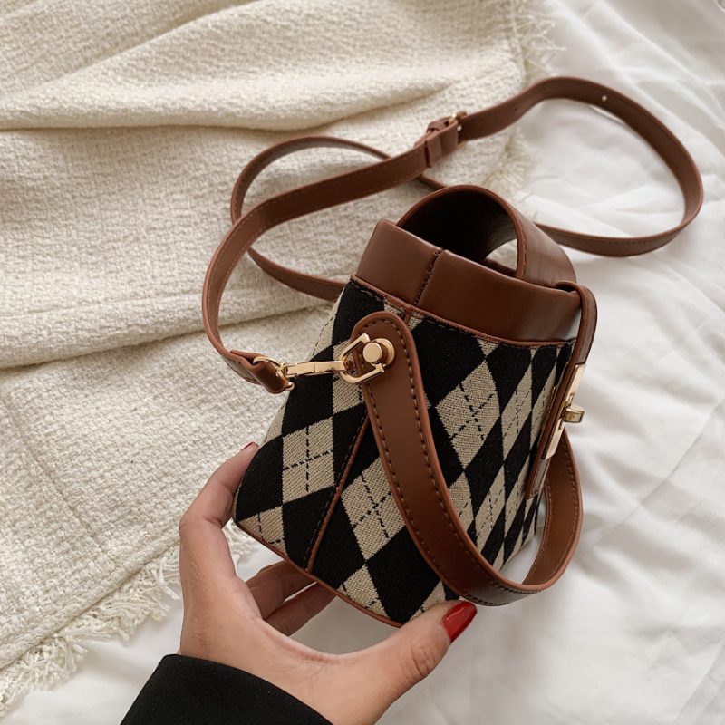 Alpe Mini Læder Crossbody Håndtaske Til Kvinder - Sort
