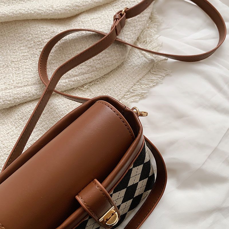Alpe Mini Læder Crossbody Håndtaske Til Kvinder - Sort