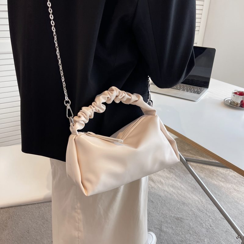 Alpes Small Crossbody-håndtaske I Læder Til Kvinder - Sort