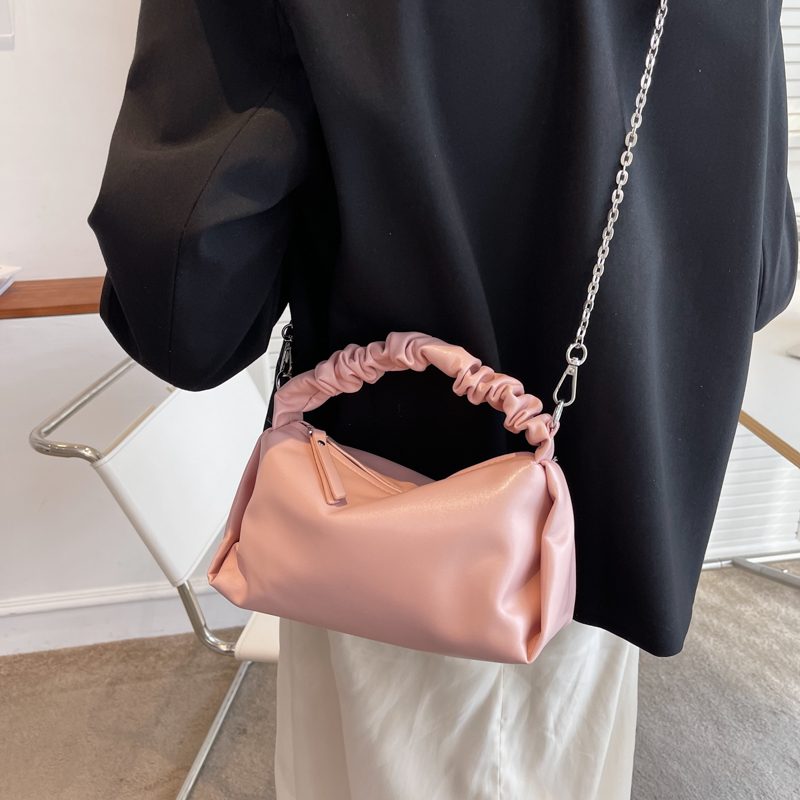 Alpes Small Crossbody-håndtaske I Læder Til Kvinder - Sort