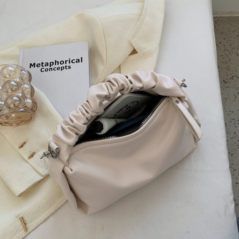 Alpes Small Crossbody-håndtaske I Læder Til Kvinder - Sort
