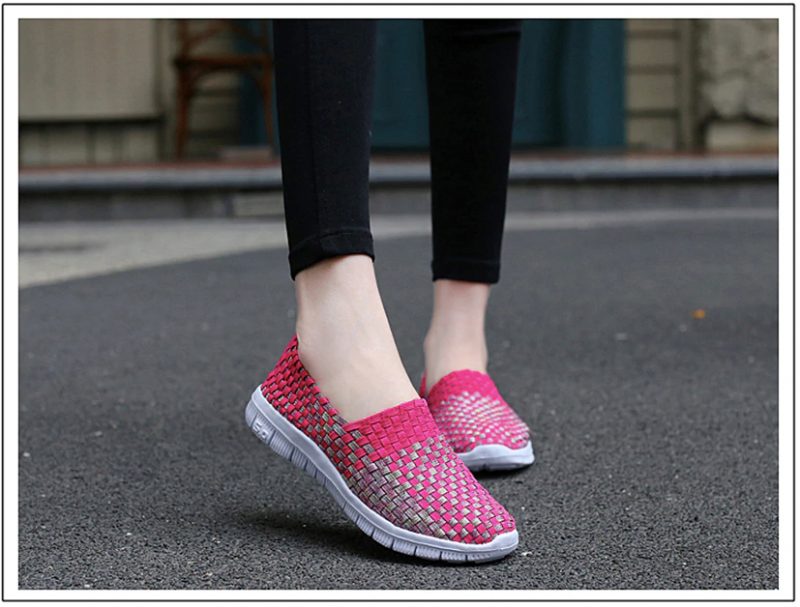 Alviarez Slip-on - Rosarød