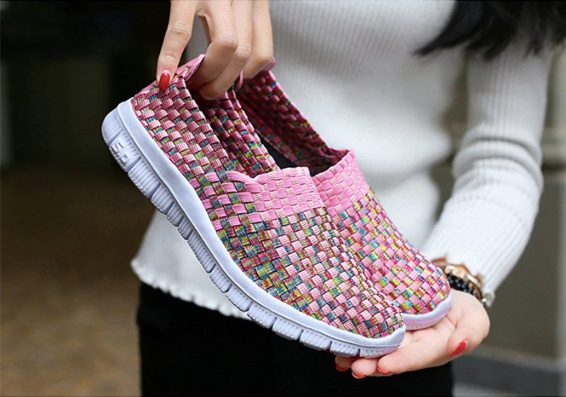 Alviarez Slip-on - Rosarød