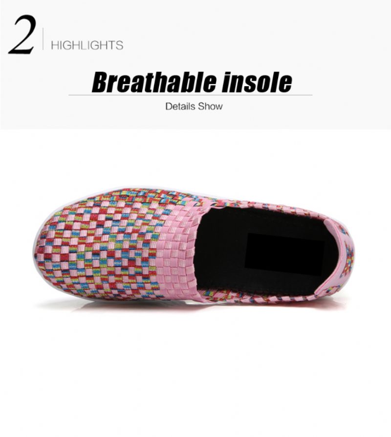 Alviarez Slip-on - Rosarød