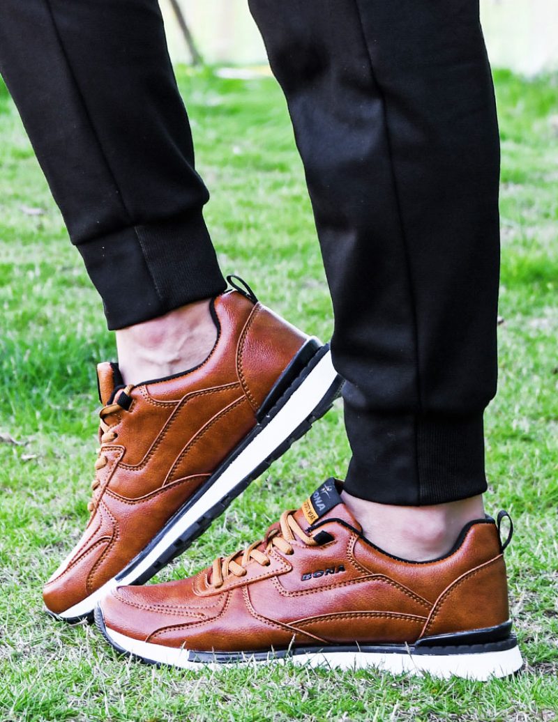 Aly Mænds Afslappede Sneaker - Brun