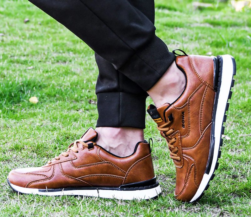 Aly Mænds Afslappede Sneaker - Brun