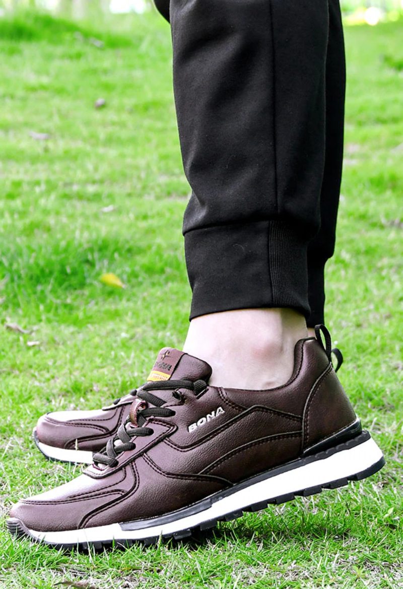 Aly Mænds Afslappede Sneaker - Brun