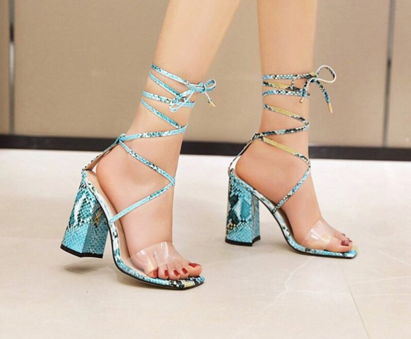 Alysa Heels - Grøn
