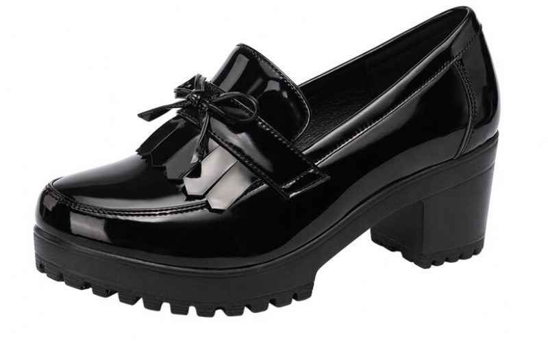 Amanda Dame Slip-on Sko Lakeret - Sort