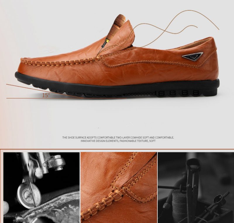 Amando Loafers Dress Sko Til Mænd - Sort