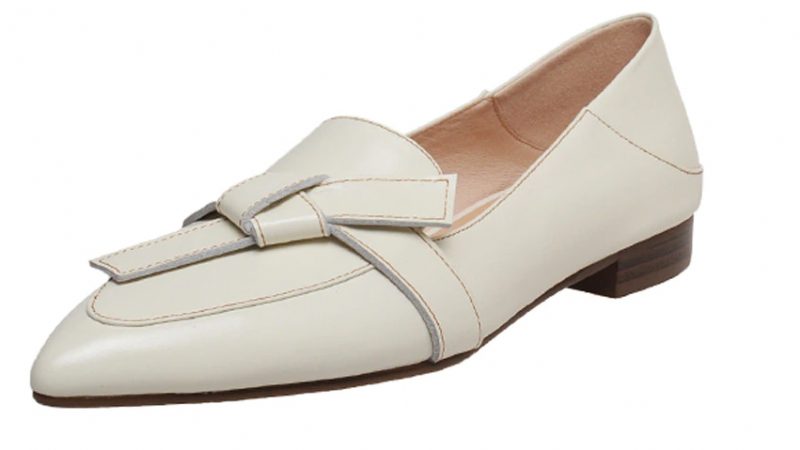 Amau Loafer Lædersko Til Kvinder - Beige