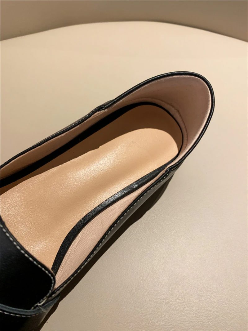 Amau Loafer Lædersko Til Kvinder - Beige