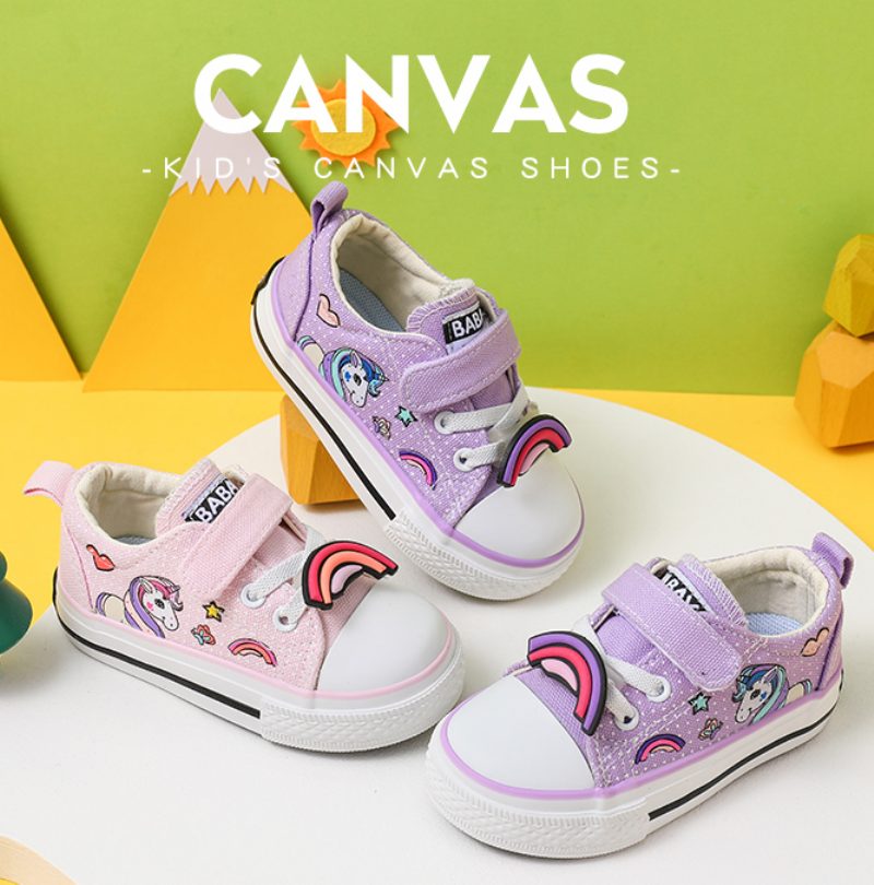 Amelia Baby Piger Casual Sneaker - Lilla
