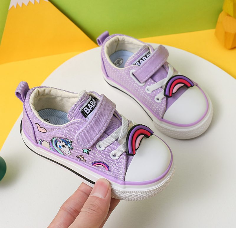 Amelia Baby Piger Casual Sneaker - Lilla
