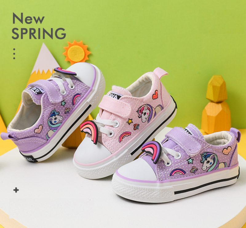 Amelia Baby Piger Casual Sneaker - Lilla