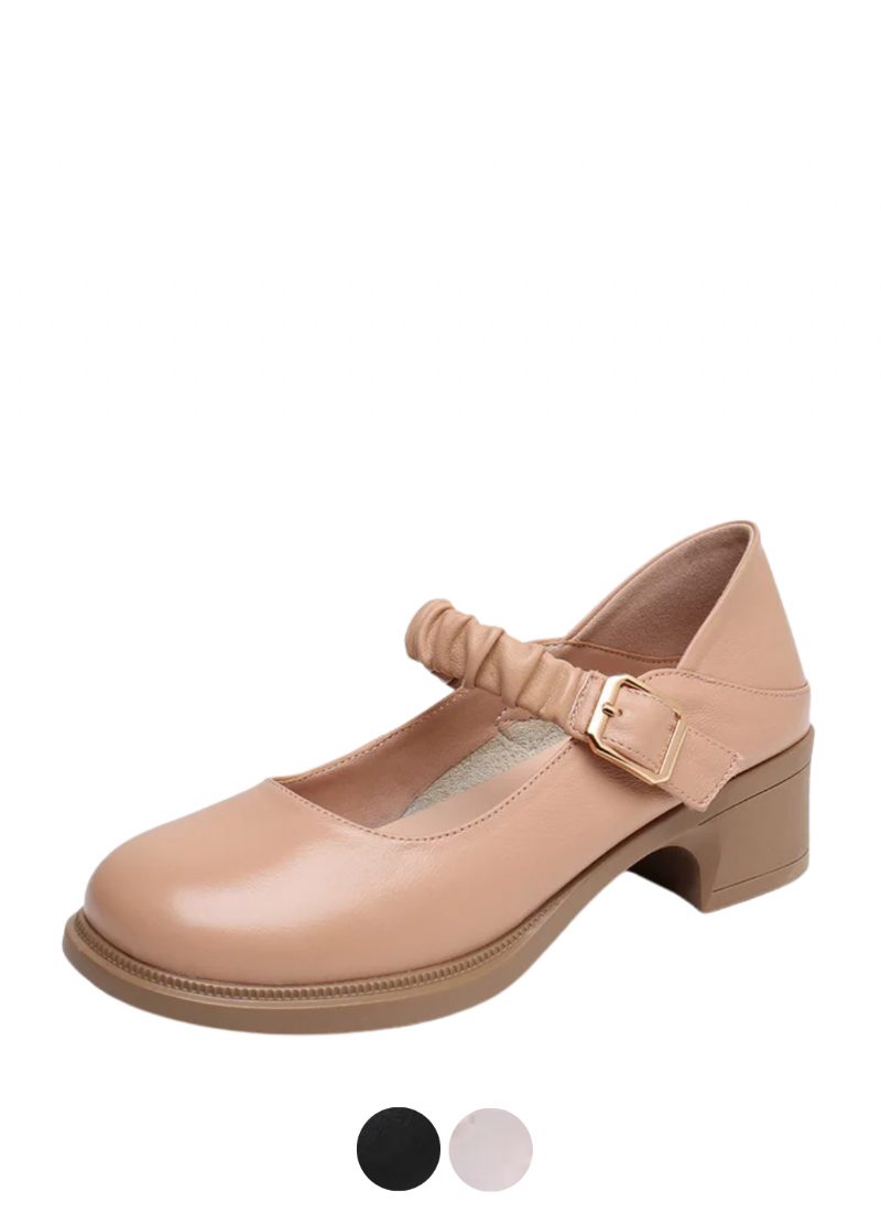 Amelia Dame Rundtå Pumps